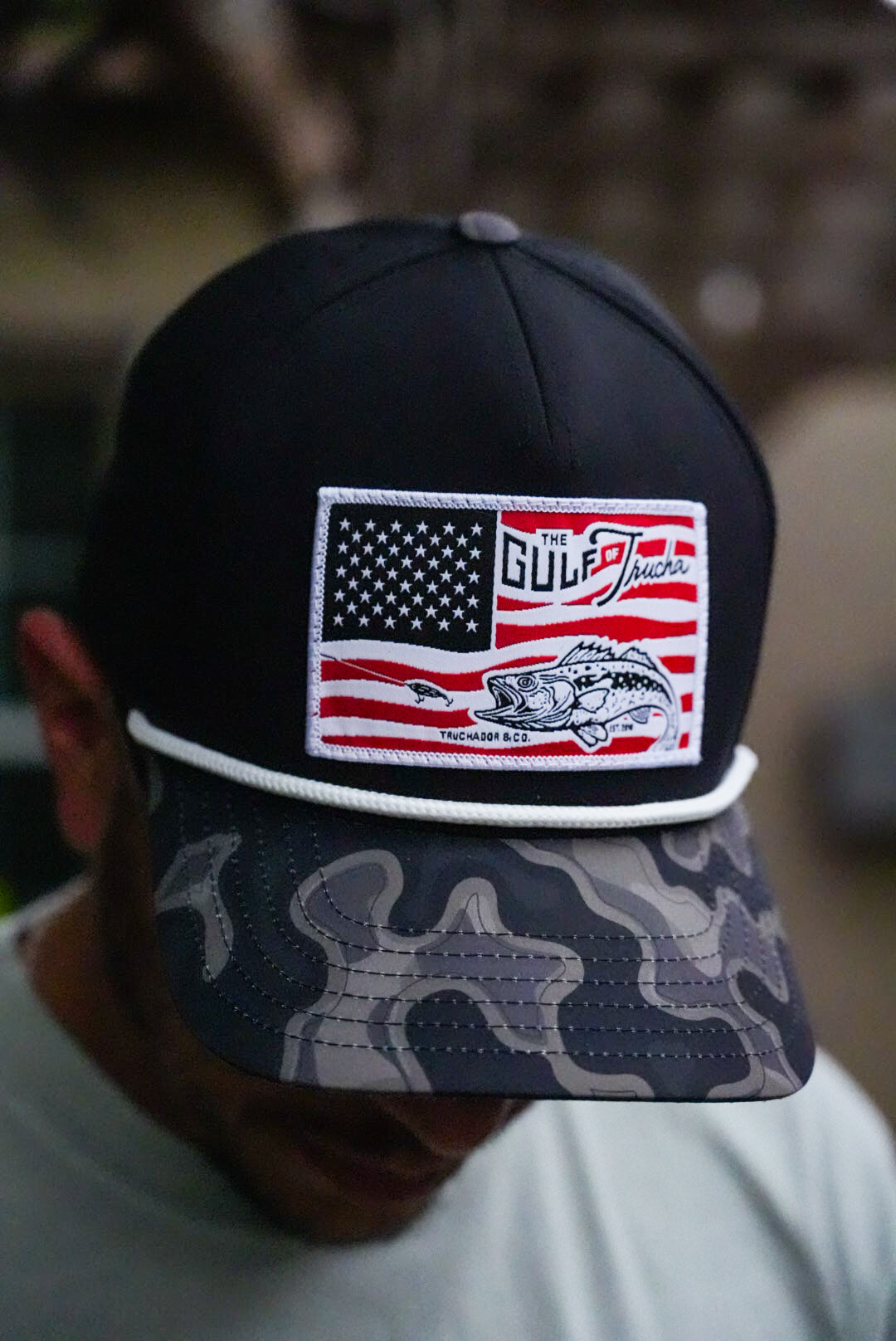 Gulf of Trucha Hat - Blk|Dark Camo