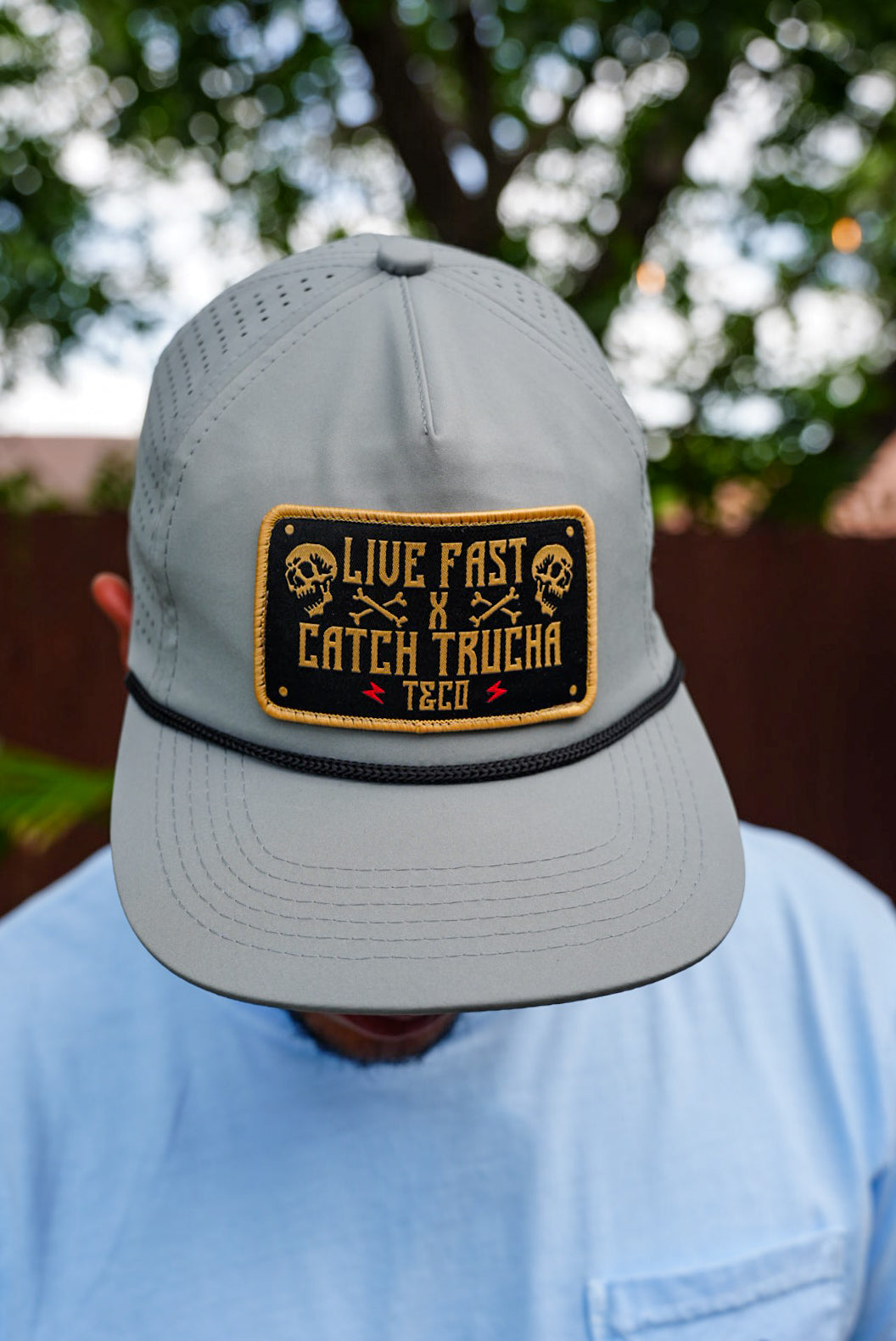 Catch Trucha x Die Tryin Hat - Slate