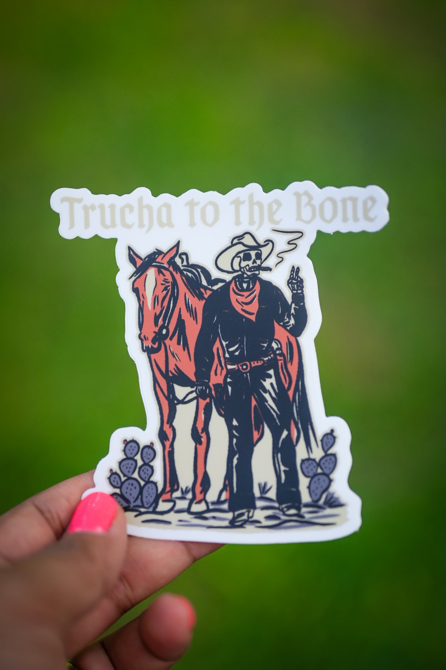 Trucha to the Bone Sticker