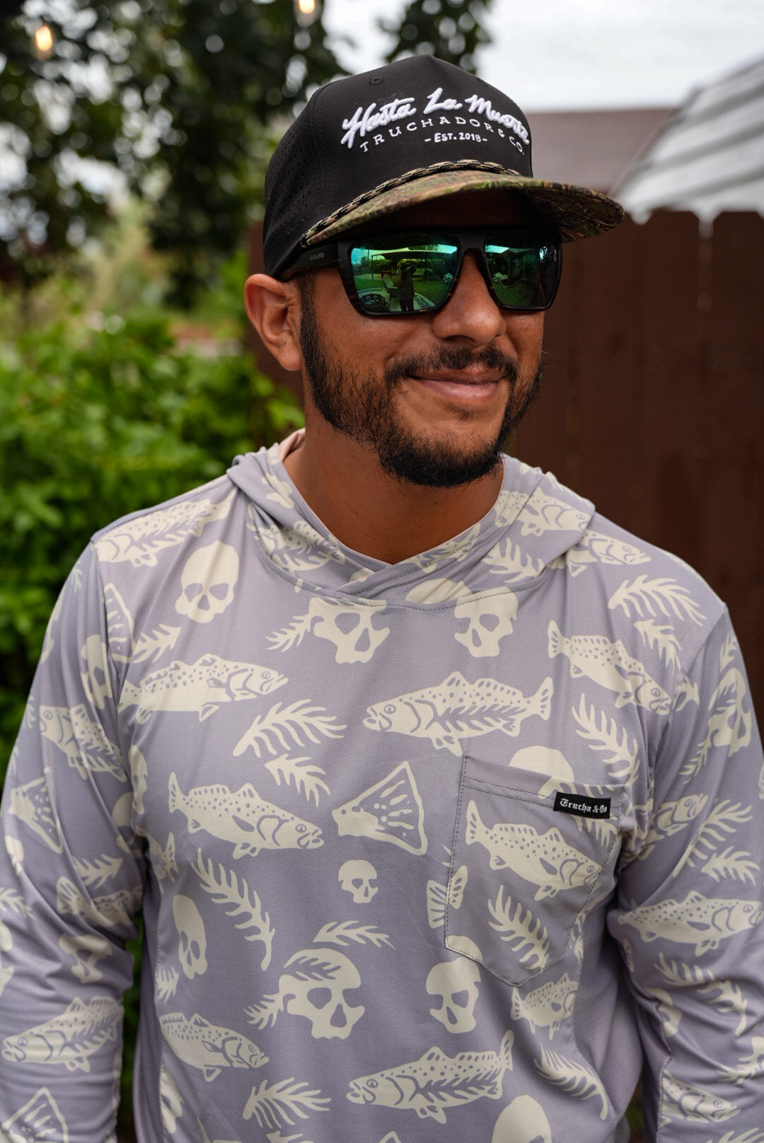 Bad Day to Be a Trucha Performance Tee - Grey