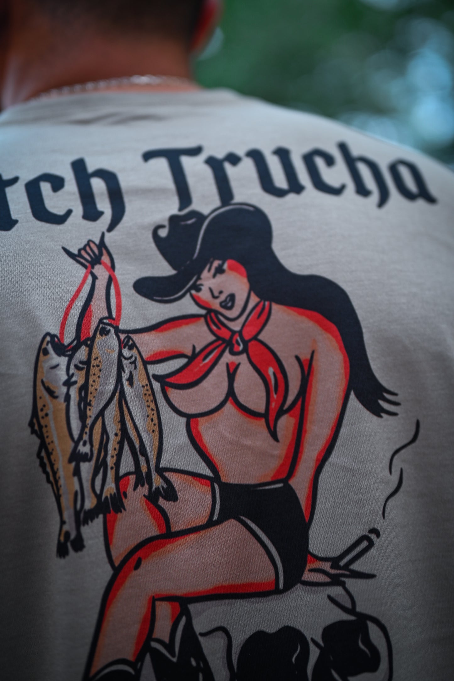 Catch Trucha Not Feelings Tee - Coyote Brown