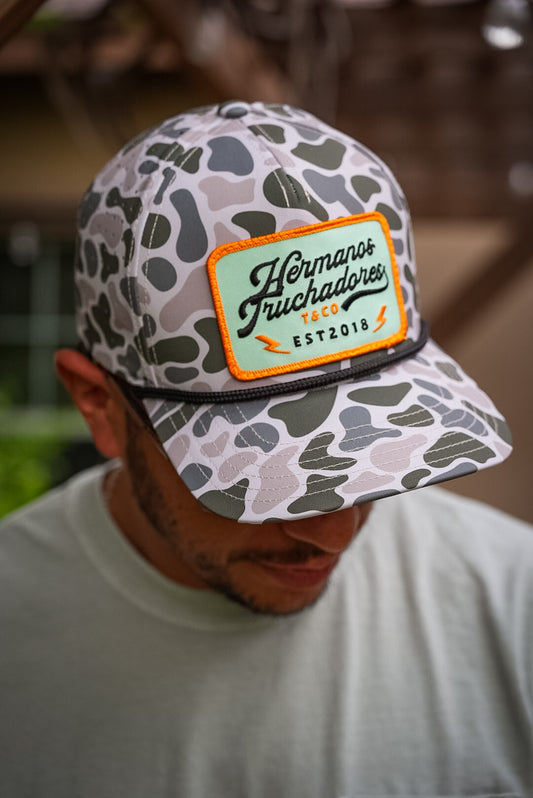 Hermanos Truchadores Hat - Grn Camo