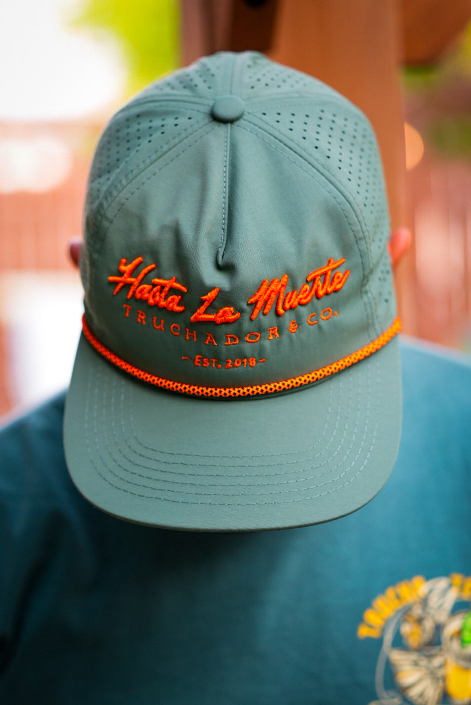 Hasta La Muerte Rope Hat - Lagoon