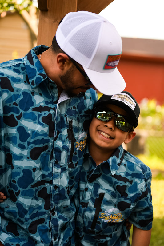 Truchaflauge Comfort Vented Shirt - Navy Camo
