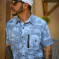 Skiffs and Skulls Comfort Vented Shirt- Denim Blue