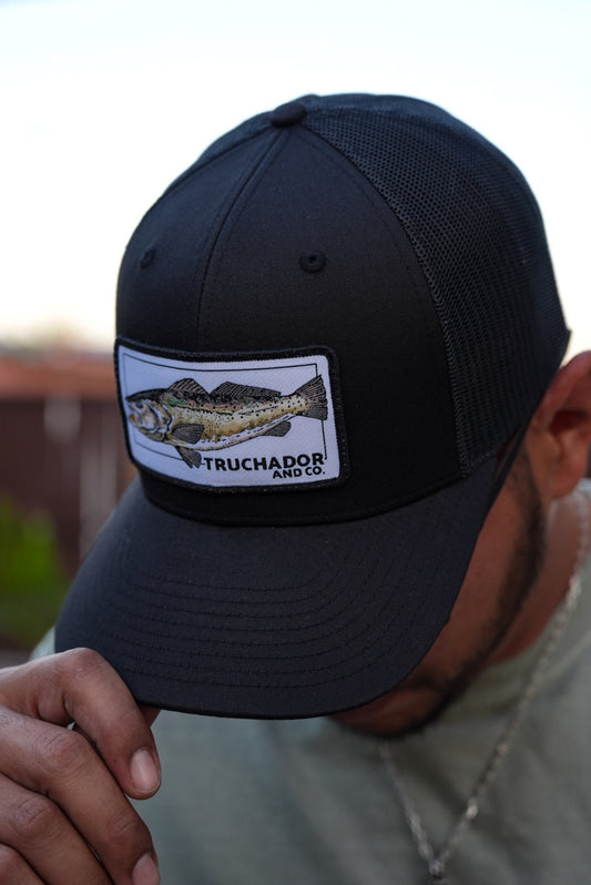 Troutlandia Patch Hat - Black