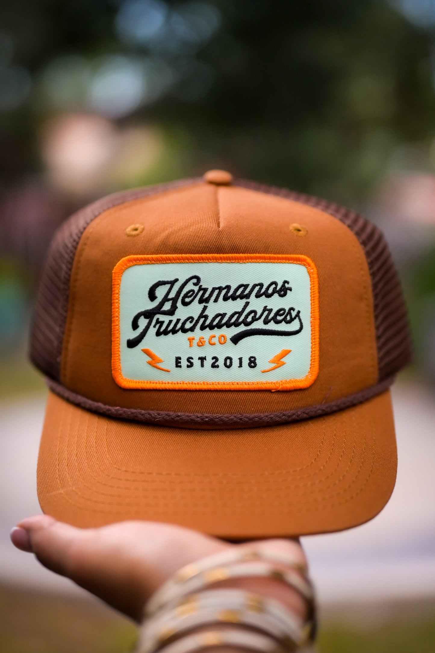 Hermanos Truchadores Foam Trucker Hat - Clay