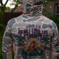 Viva La Trucha Truchaflauge Vented Performance Tee - PeachFuzz