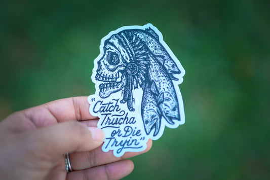 Catch Trucha Sticker