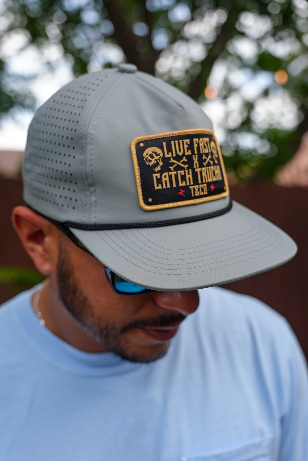 Catch Trucha x Die Tryin Hat - Slate