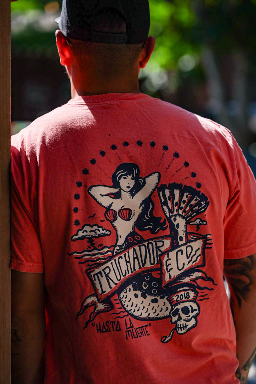 Sirenita Del Sol Tee - Coral