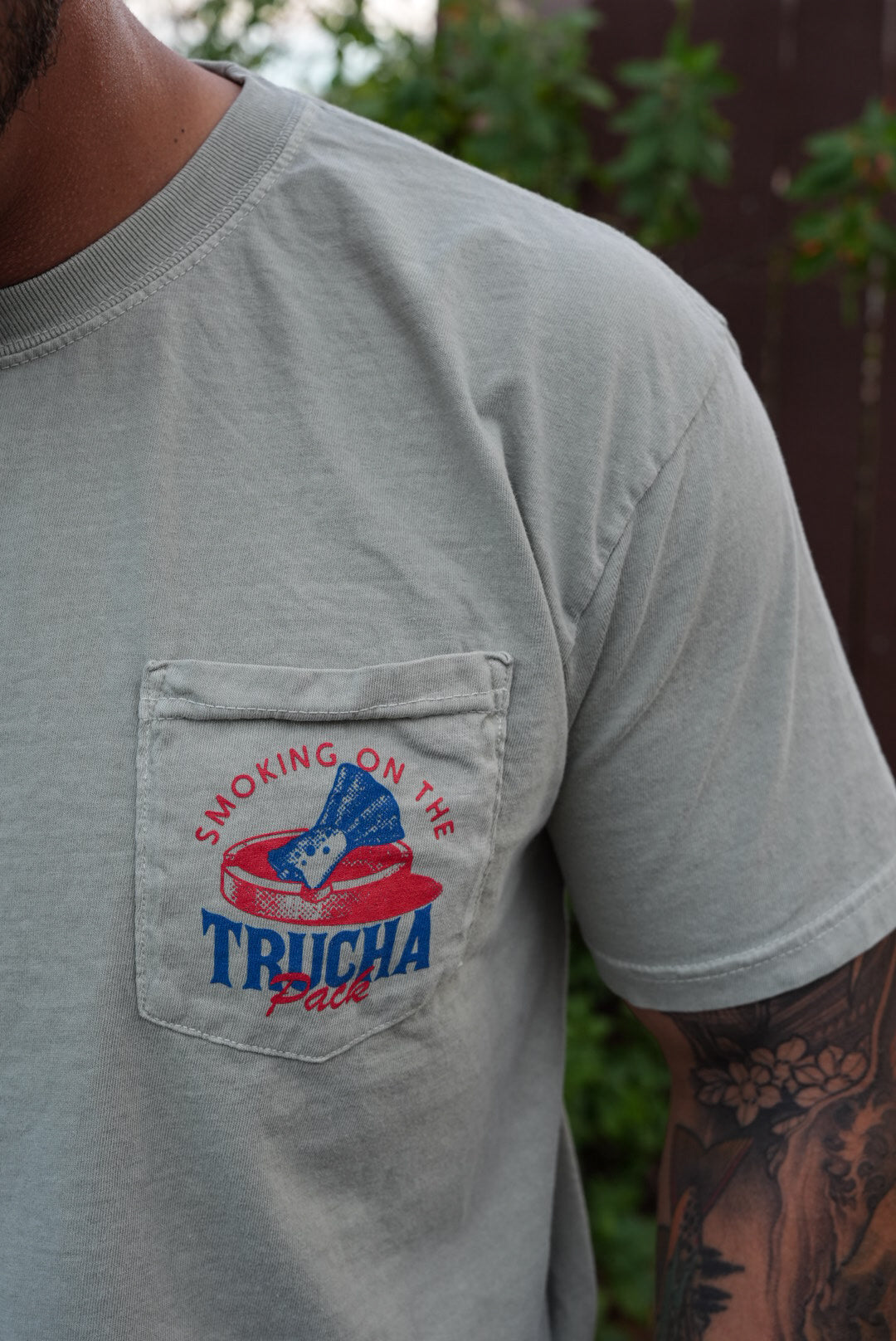 Smoking on the Trucha Pack Tee