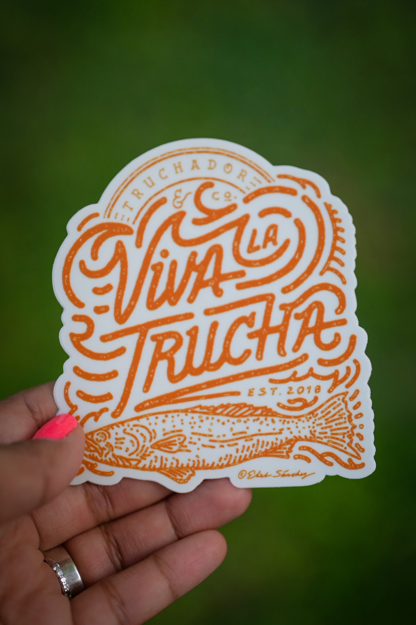 Viva la Trucha Sticker