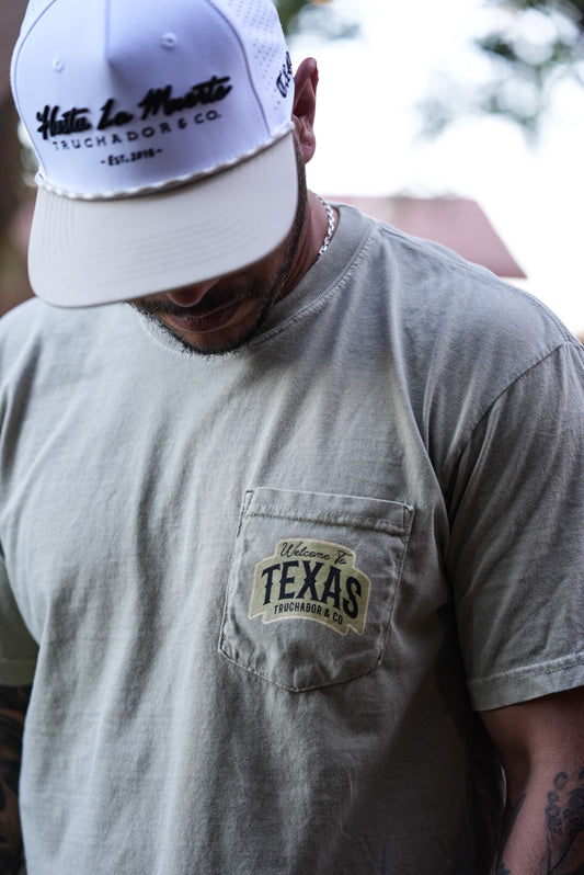 Welcome to Texas Tee- Sage