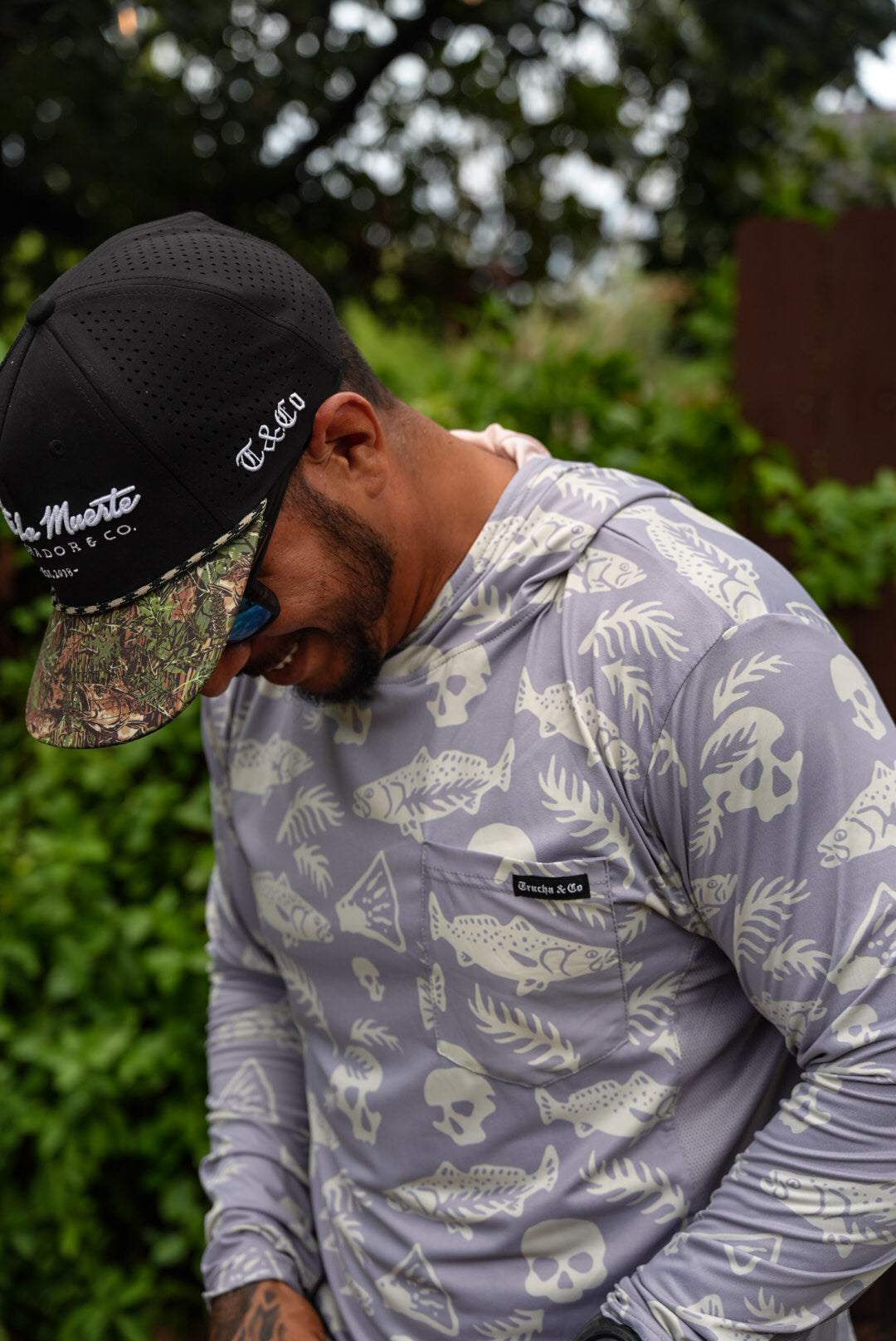 Bad Day to Be a Trucha Performance Tee - Grey