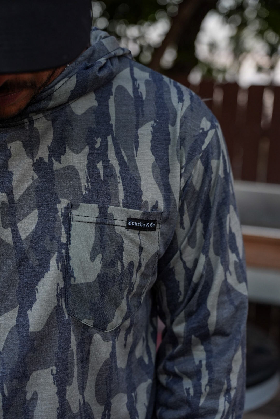 Texas Tails Spanish Moss Camo Tee Long Sleeve