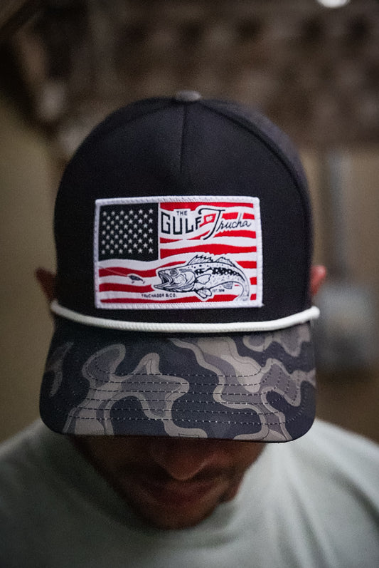 Gulf of Trucha Hat - Blk|Dark Camo