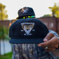 Texas Tails Captain Hat- Black