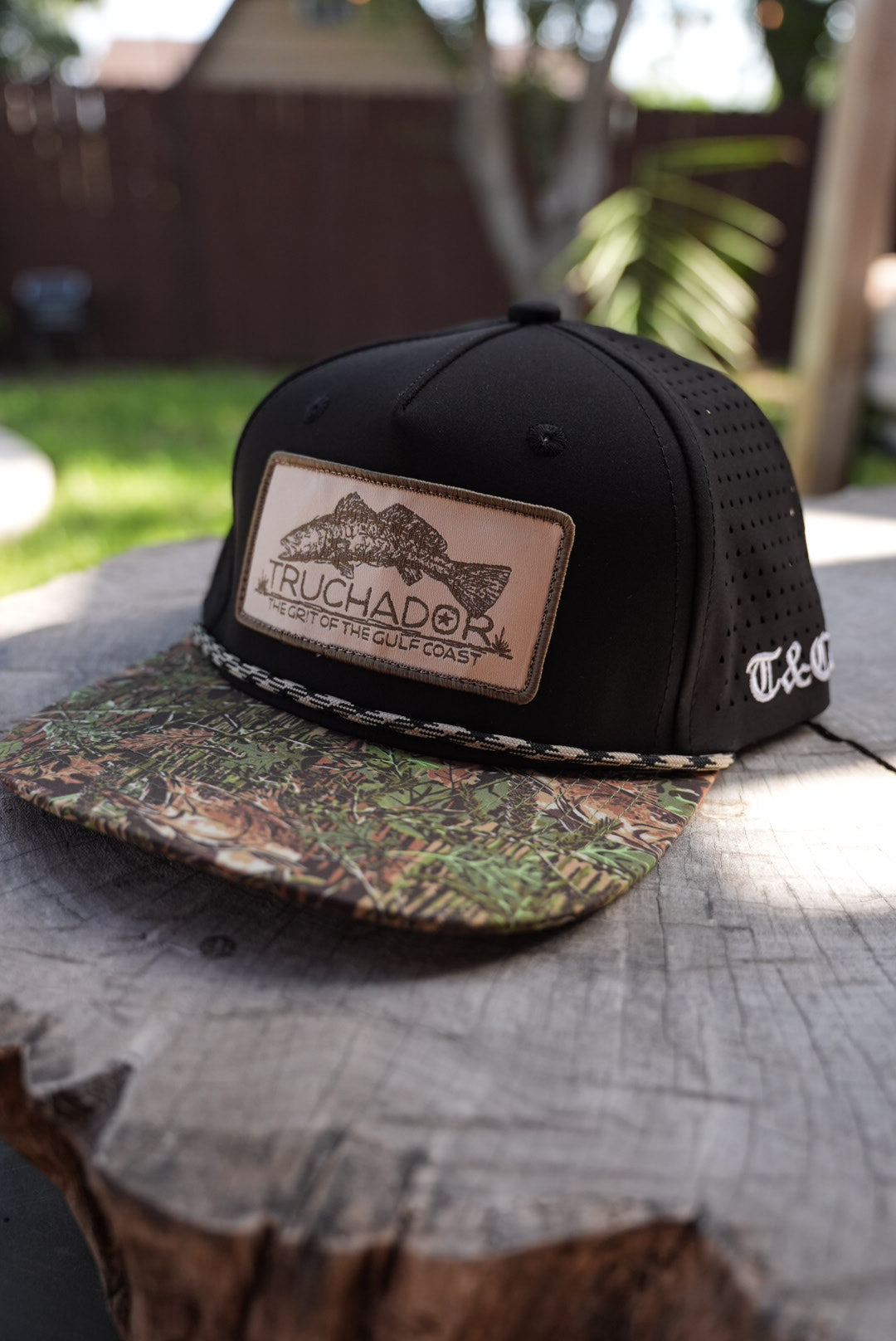 Grit of the Gulf Coast Patch Hat - Blk | Camo