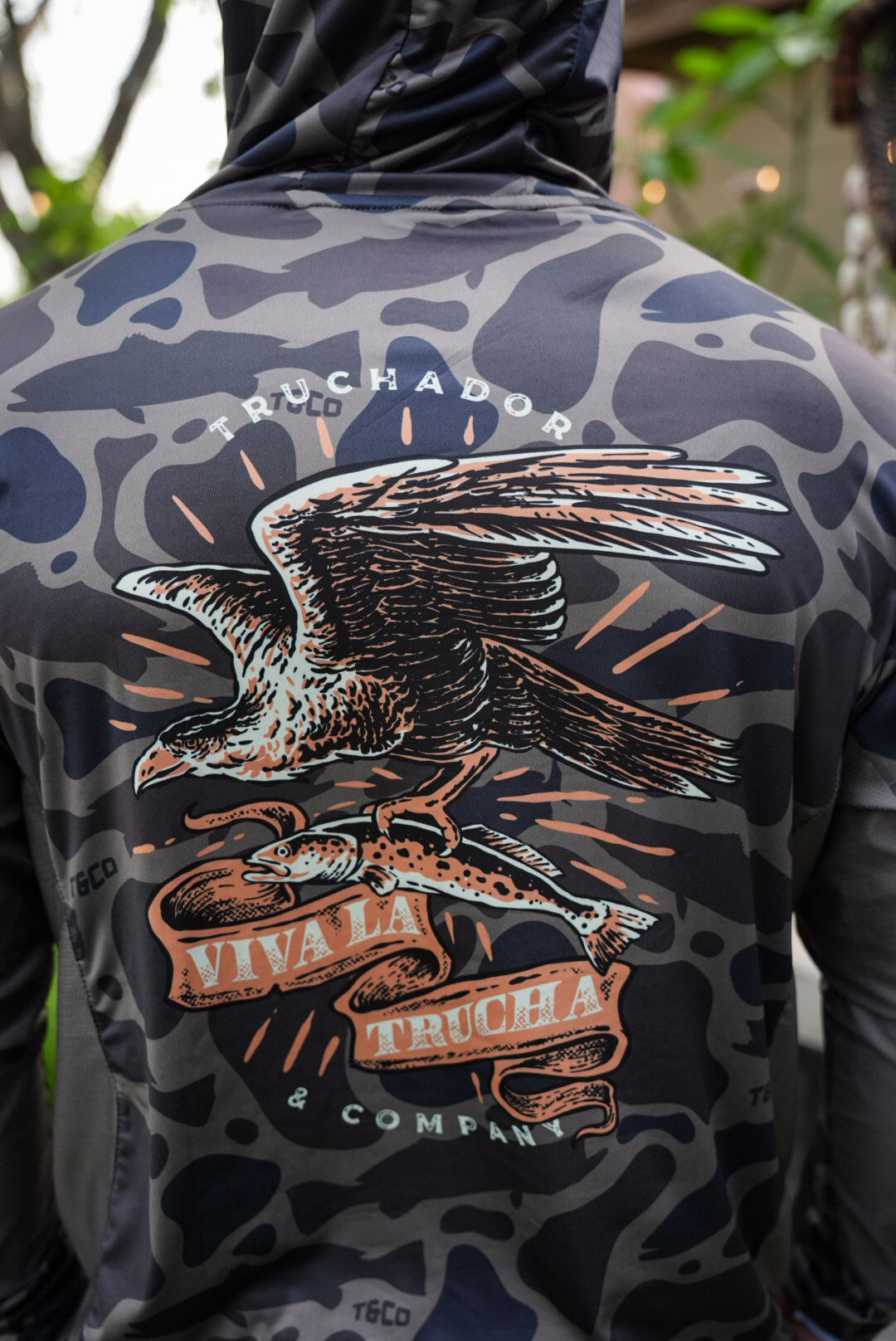Caracara Truchaflauge Vented Performance Tee - Charcoal