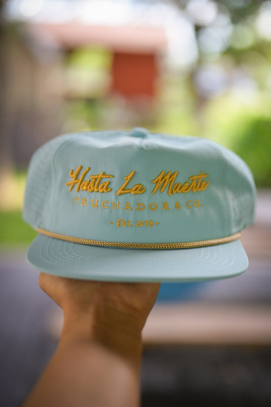 Hasta La Muerte Rope Hat - SKY