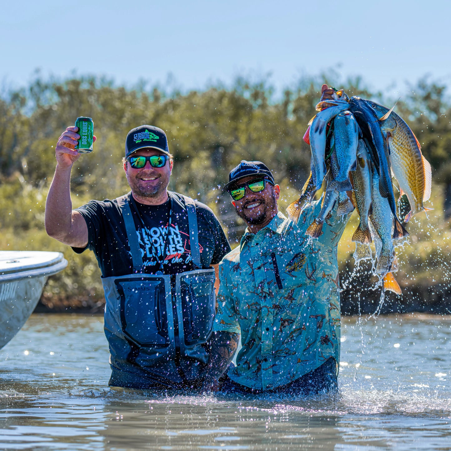 Laguna Atascosa Comfort Vented Shirt- Seafoam