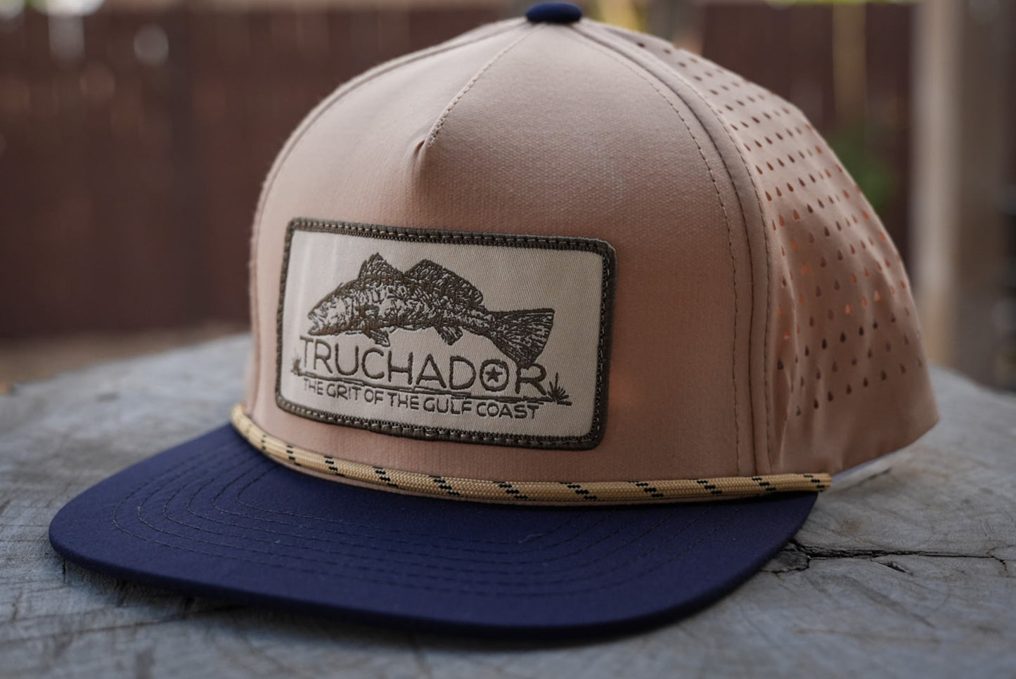 Grit of The Gulf Coast Hat- Sand | Navy