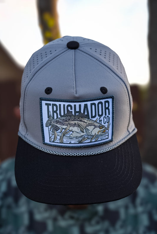 Port Mansfield Hat- Slate | Black