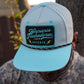 Hermanos Truchadores Hat- Grey | Seafoam Blue