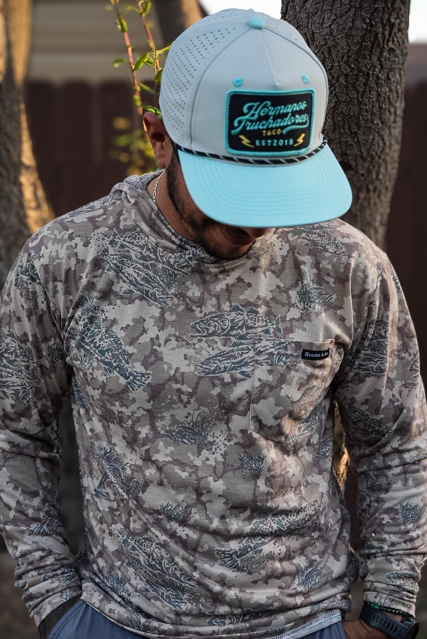 CTDT Sand Grid Camo Cottonblend Tee