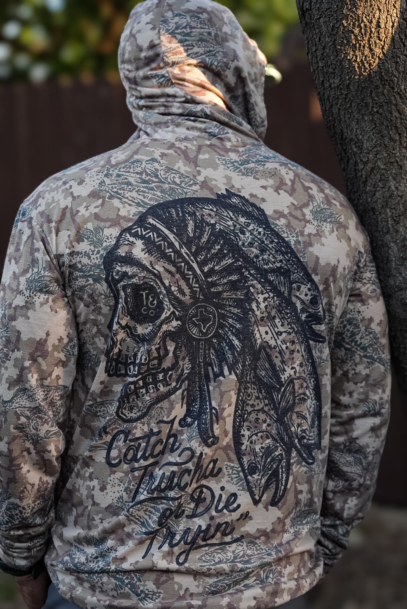 CTDT Sand Grid Camo Cottonblend Tee