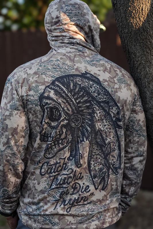 CTDT Sand Grid Camo Cottonblend Tee