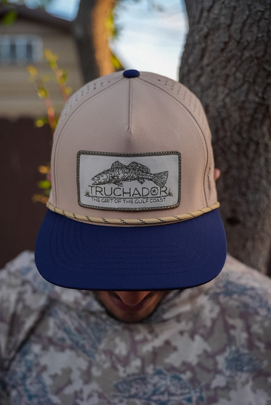 Grit of The Gulf Coast Hat- Sand | Navy