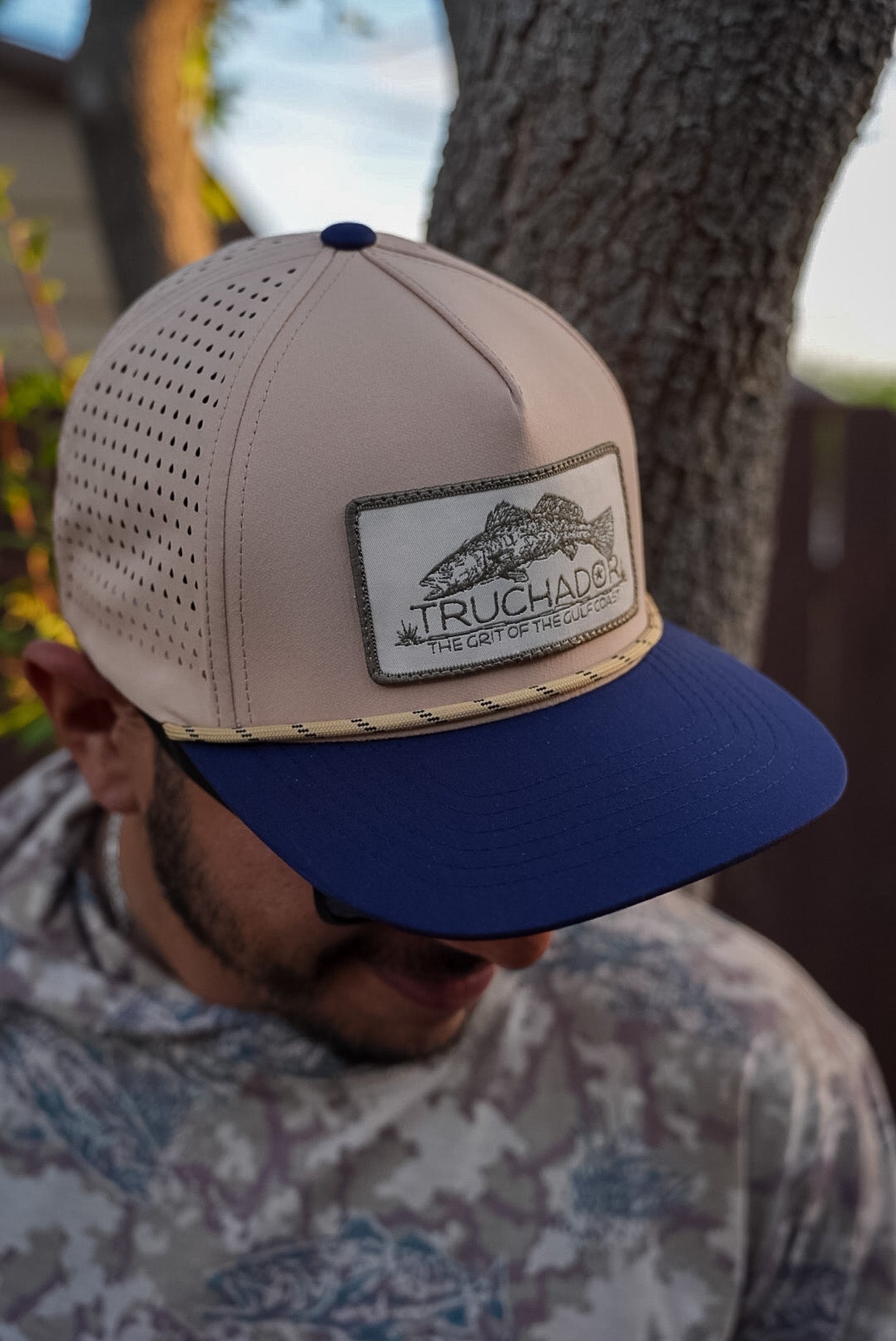 Grit of The Gulf Coast Hat- Sand | Navy
