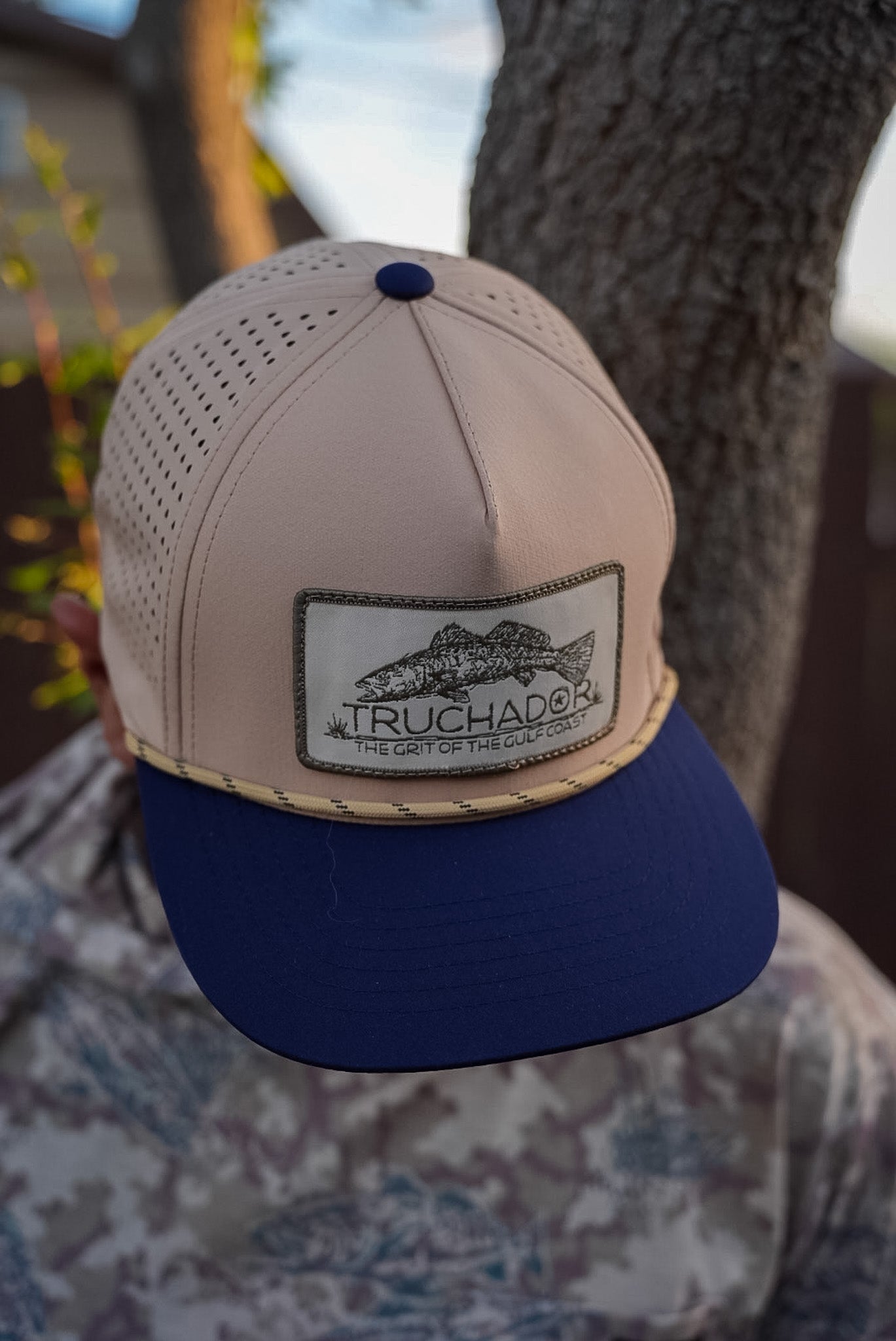 Grit of The Gulf Coast Hat- Sand | Navy