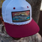 Shallow Stalker Hat- White | Maroon
