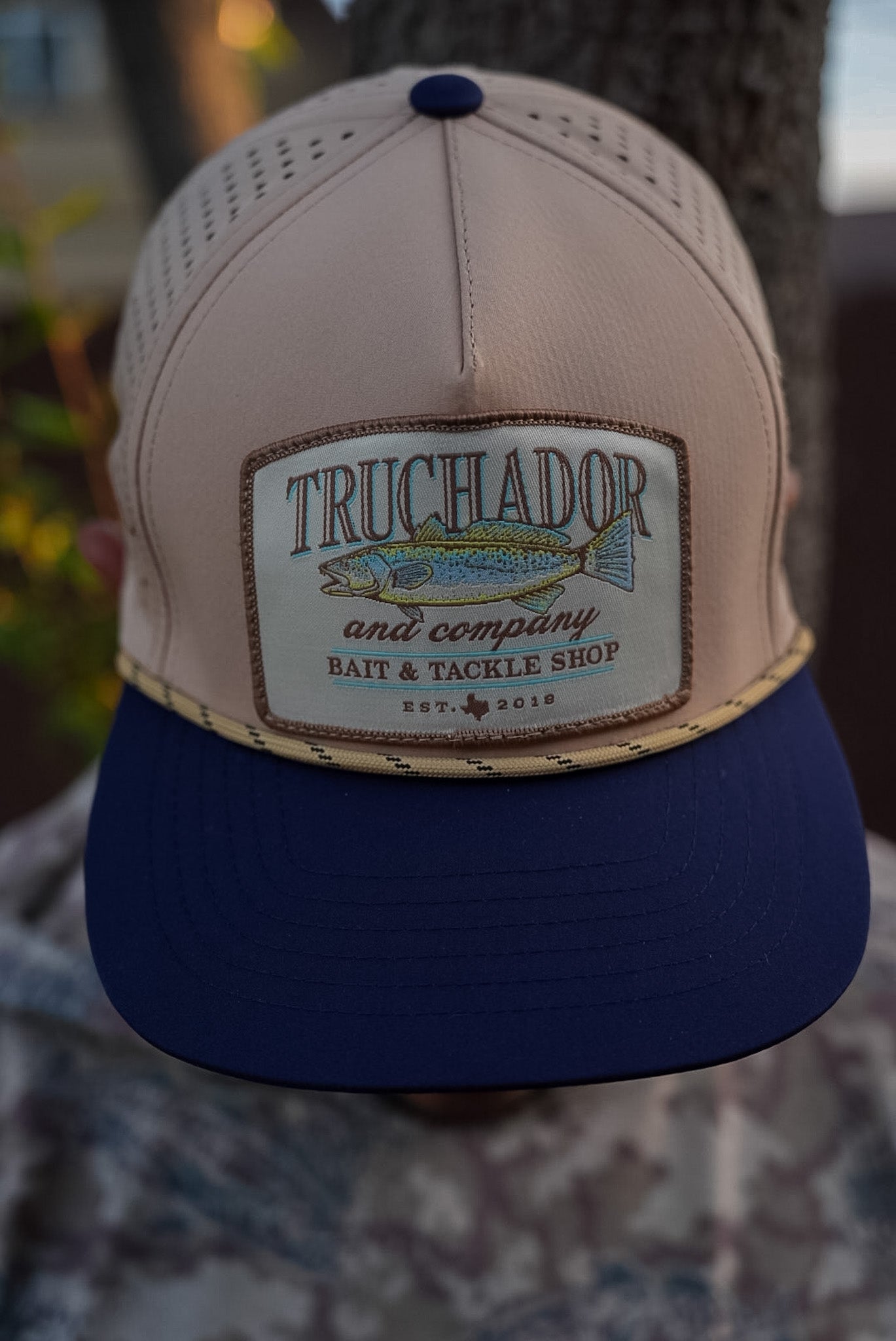 Bait and Tackle Hat- Sand | Navy