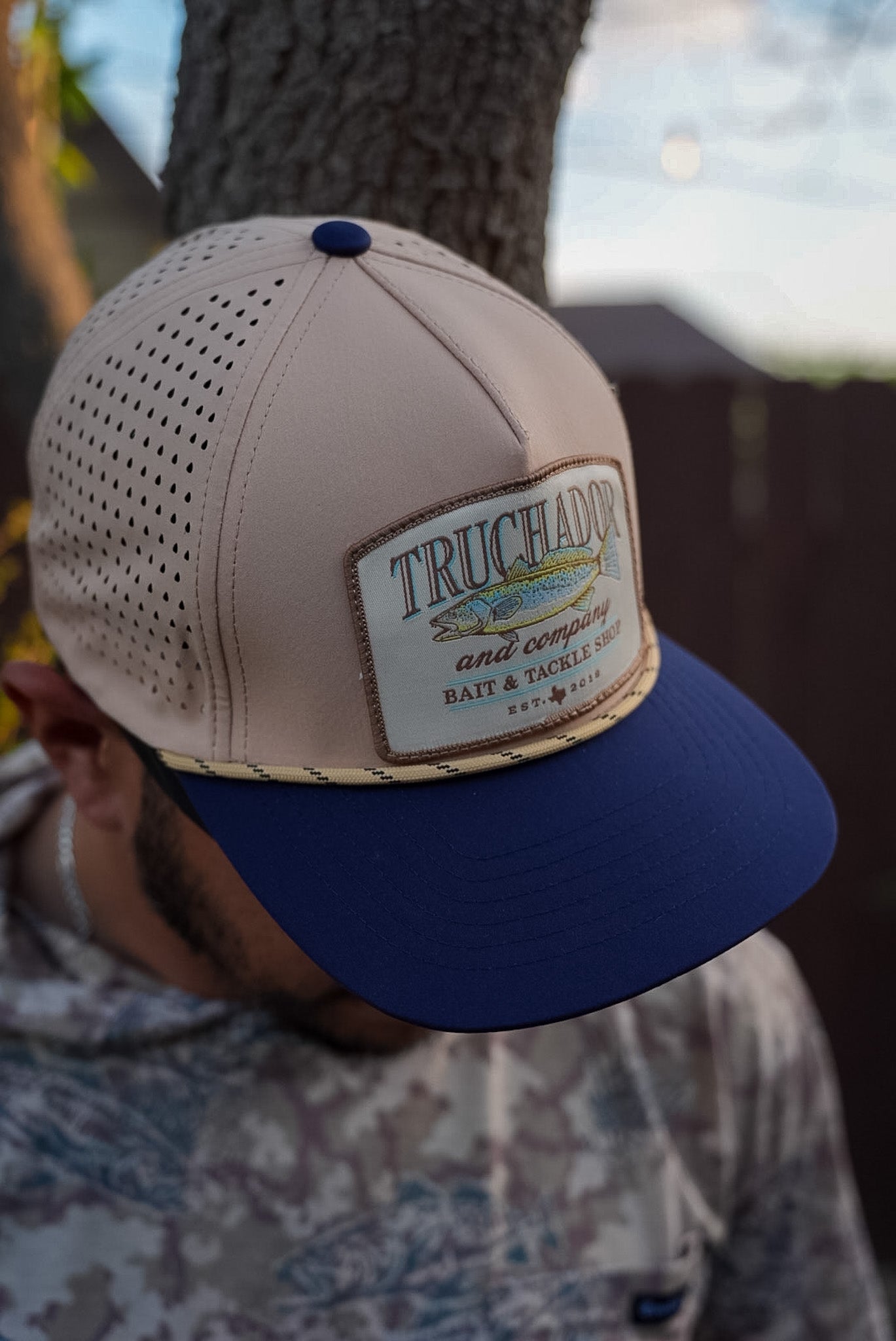 Bait and Tackle Hat- Sand | Navy