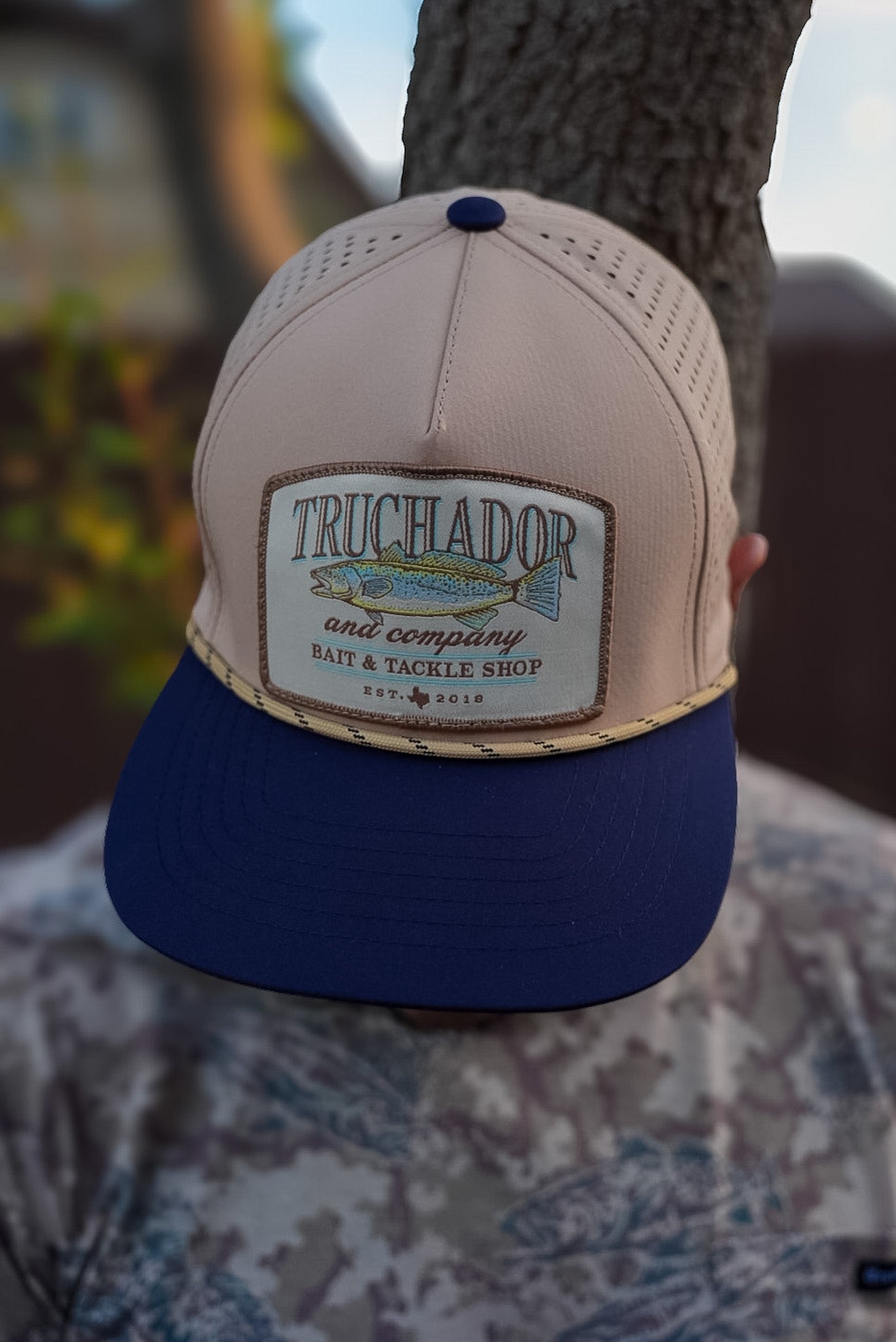 Bait and Tackle Hat- Sand | Navy