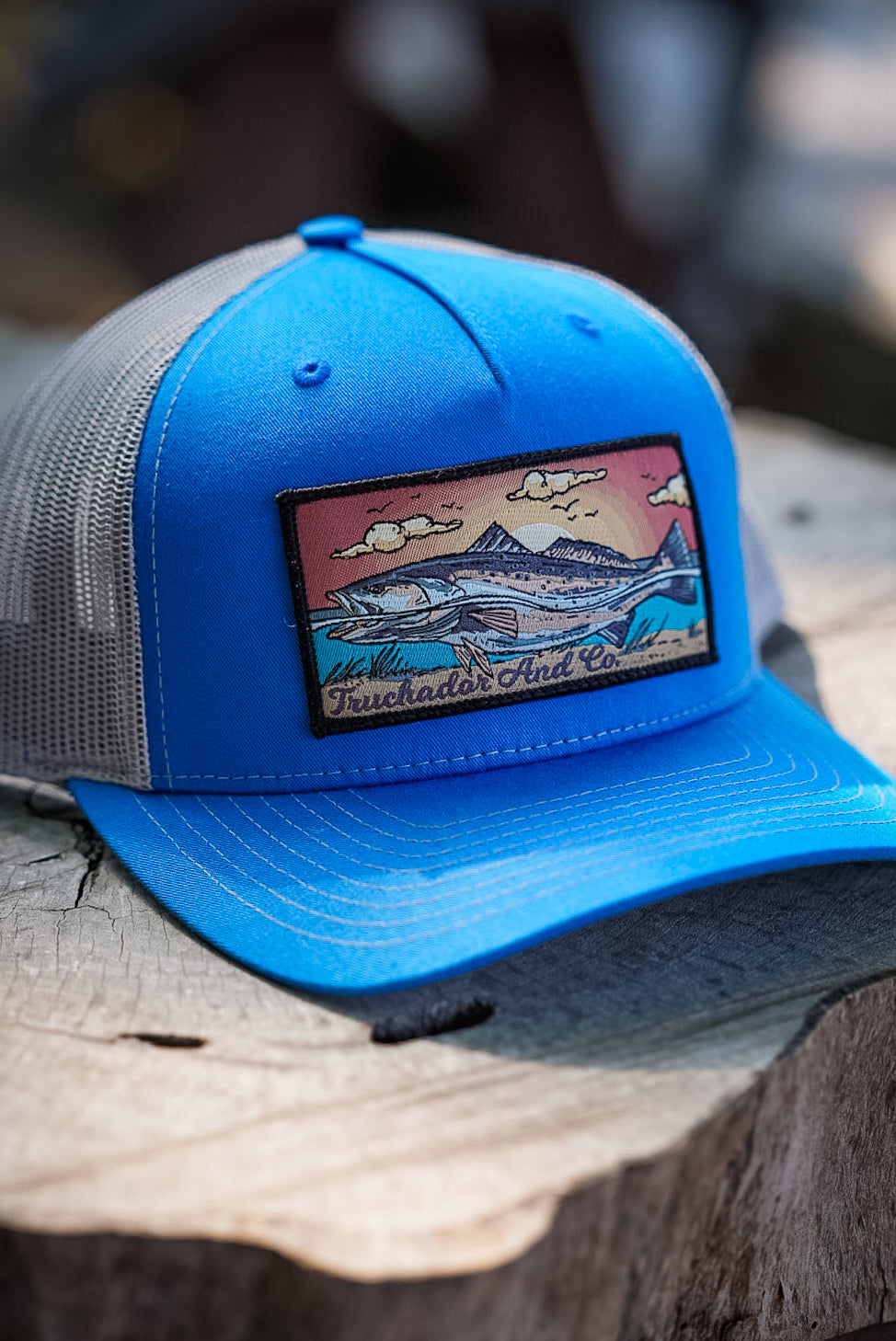 Shallow Stalker Patch Hat - Azure