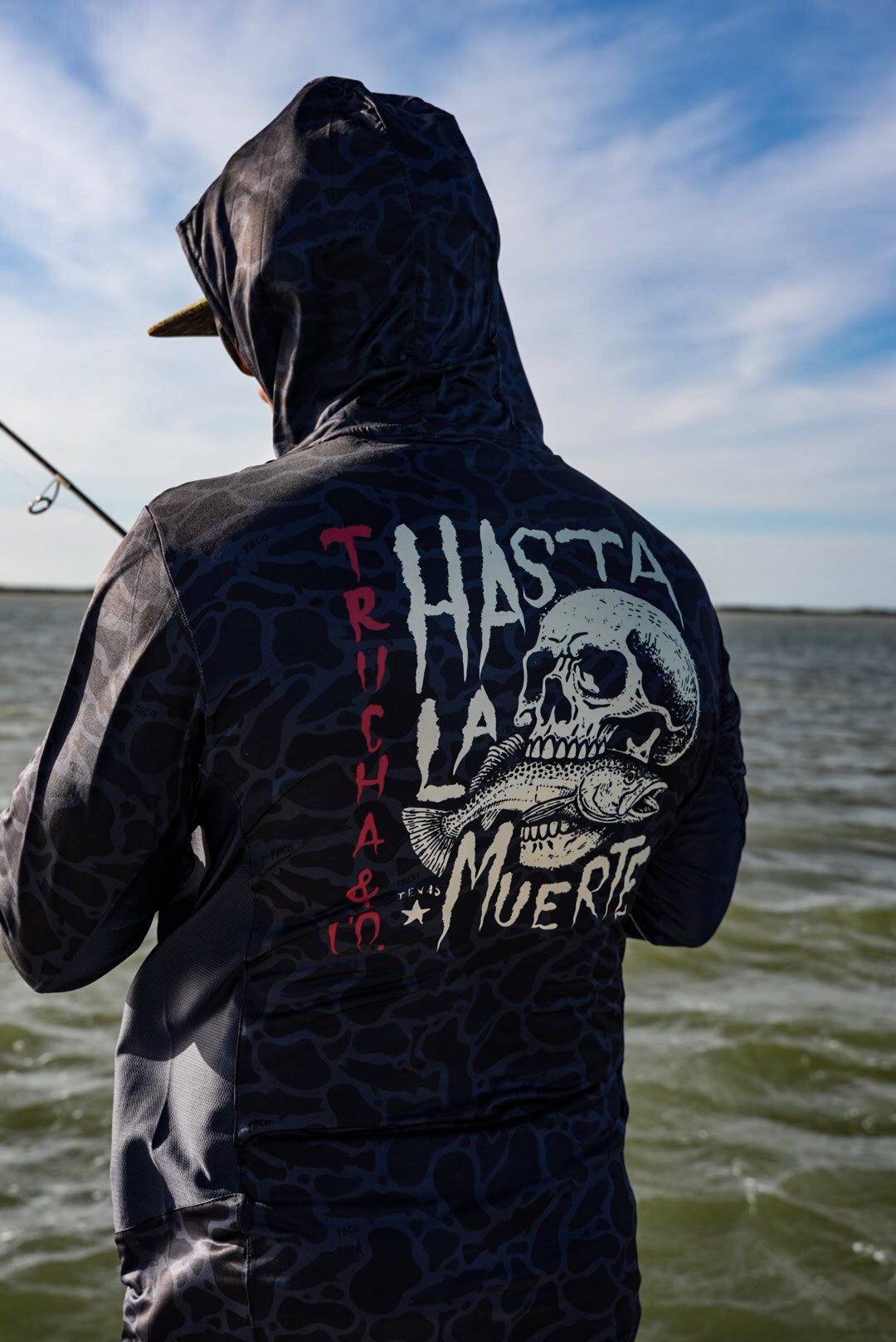 Hasta la Muerte Vented Performance Tee - Charcoal