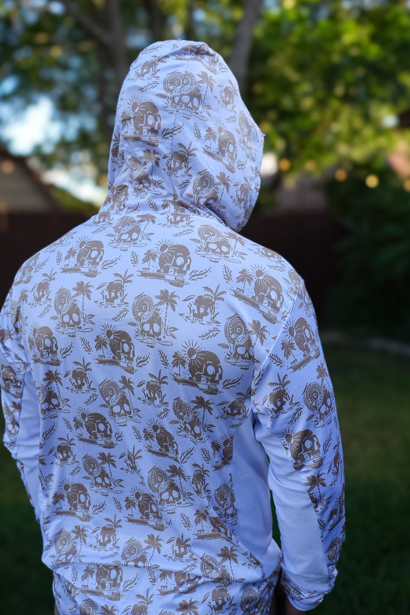 Skulls and Skiffs Performance Tee - Cream