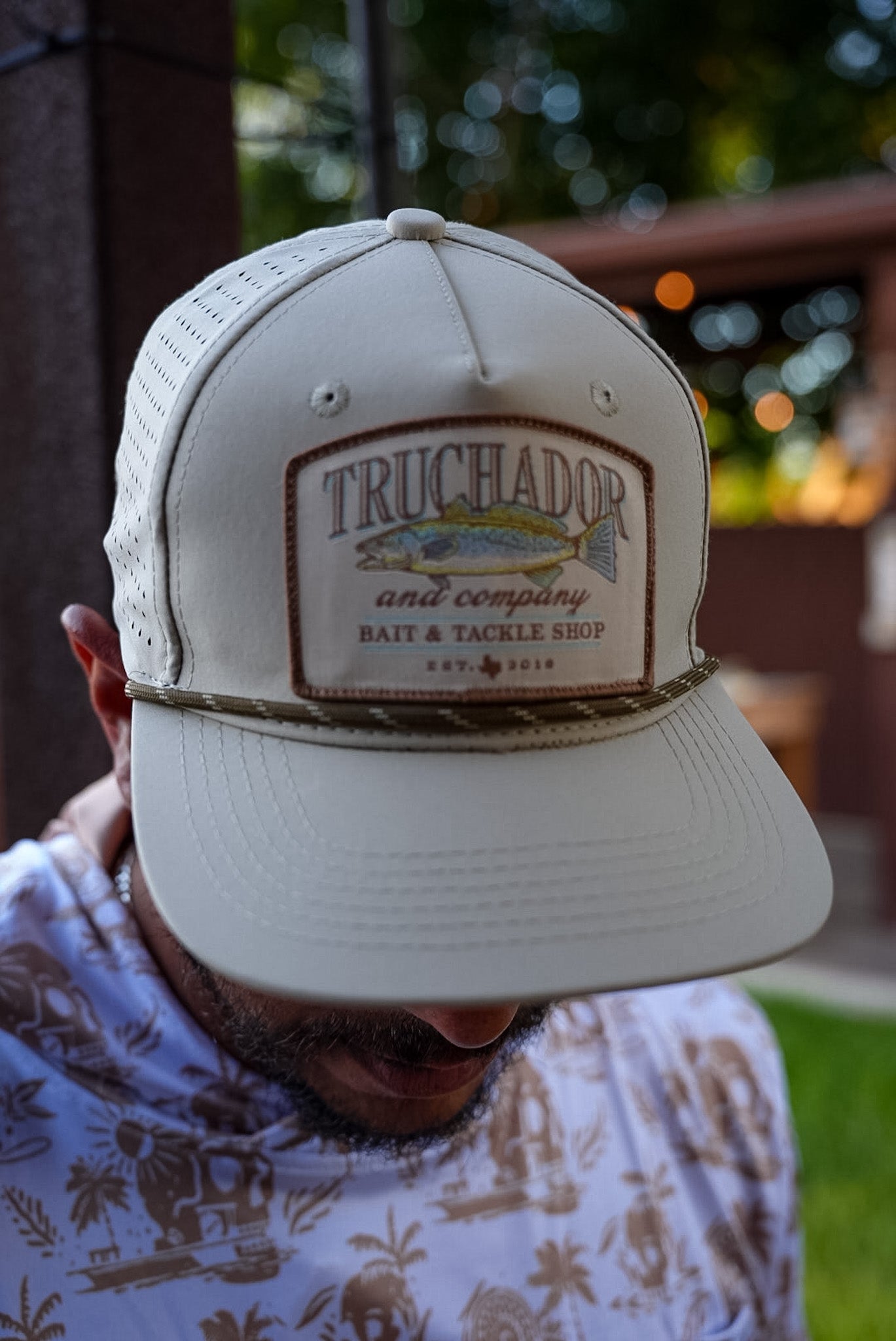 Bait and Tackle Shop Rope Hat - Khaki
