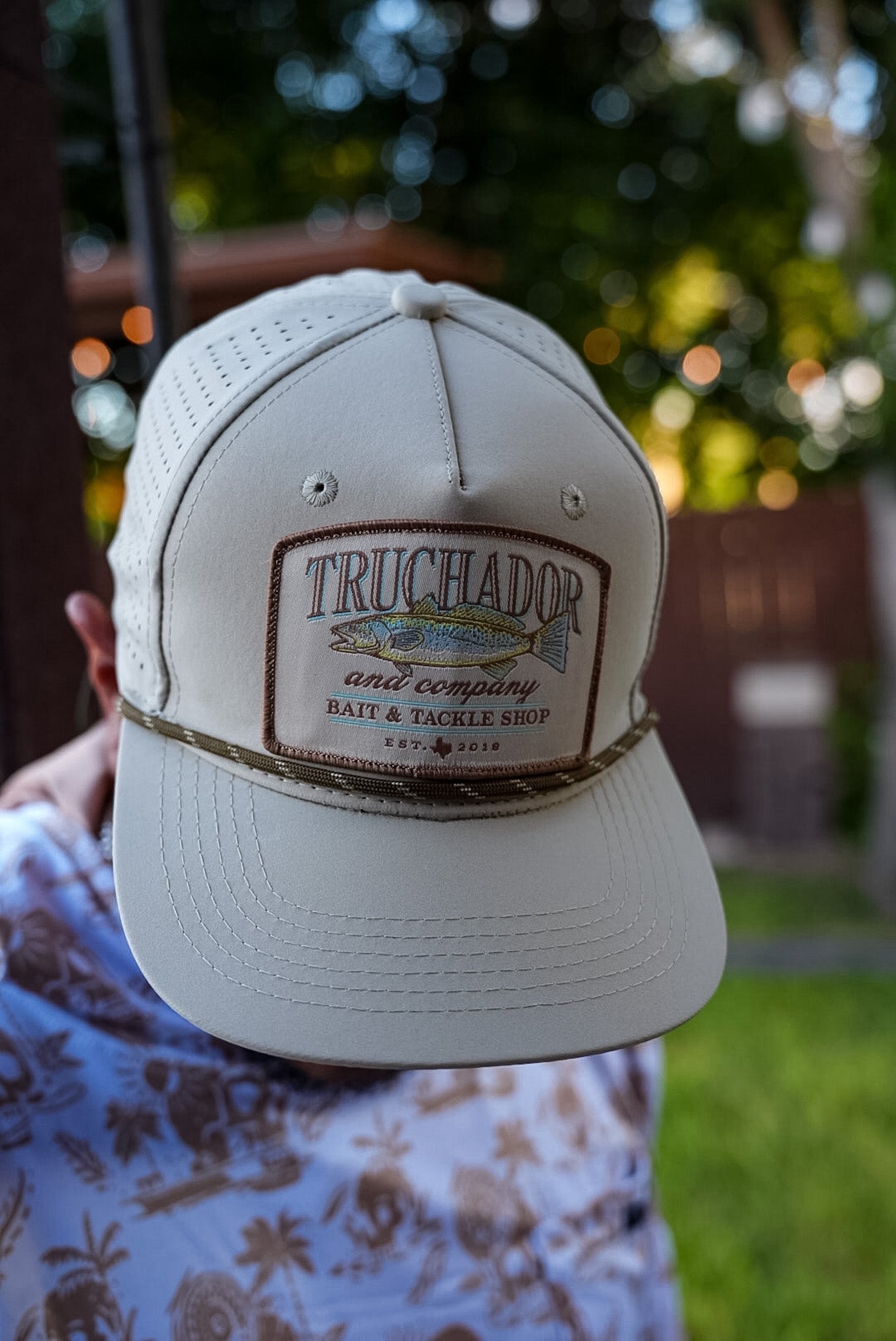 Bait and Tackle Shop Rope Hat - Khaki
