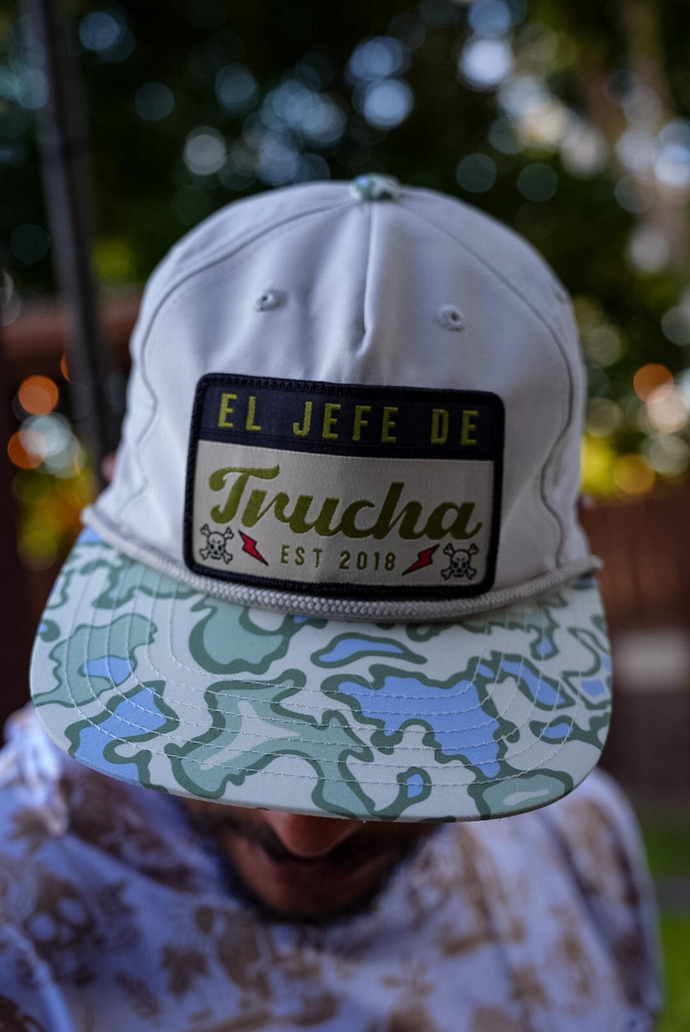 El Jefe Rope Hat - Lt Khaki| Multi