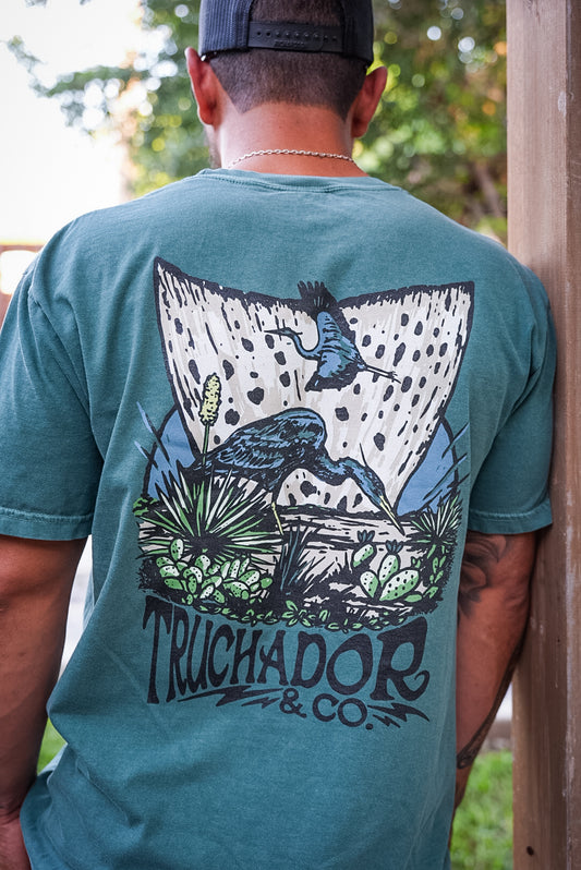 Yucca Speck Tee 2.0 - Deep Moss