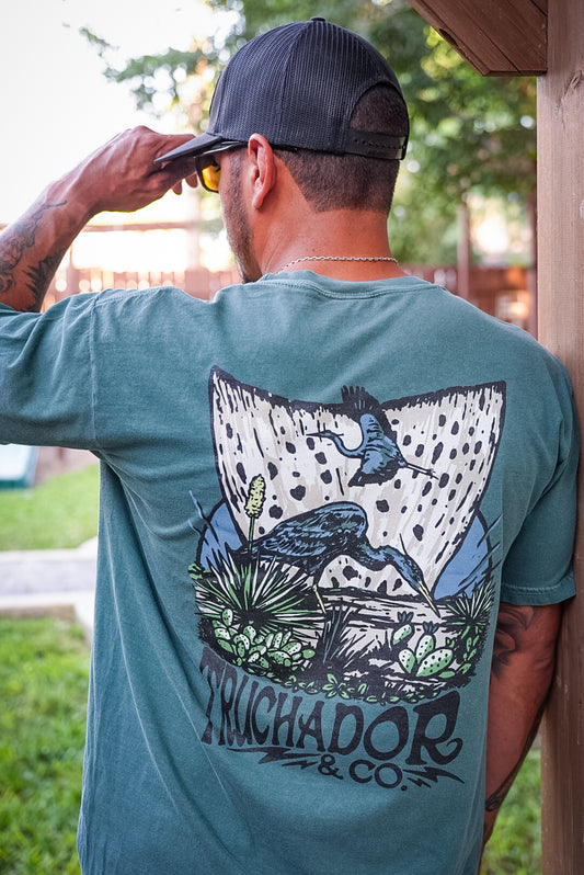 Yucca Speck Tee 2.0 - Deep Moss