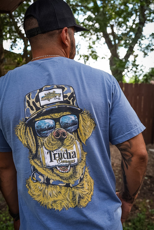 Yellow Retriever 2.0 - Denim Blue