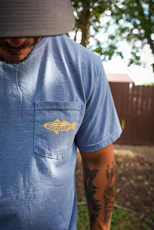 Yellow Retriever 2.0 - Denim Blue