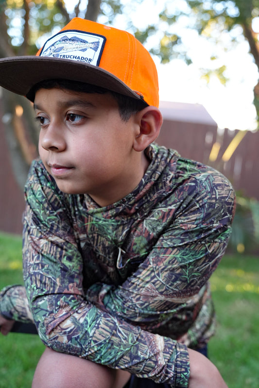 Youth Vented Performance Youth Shirt 50 UPF+ - Wildland Camo